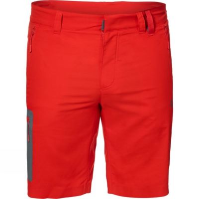 Jack Wolfskin Active Track - Férfi Rövidnadrág - Piros (Magyarország WAD870169)